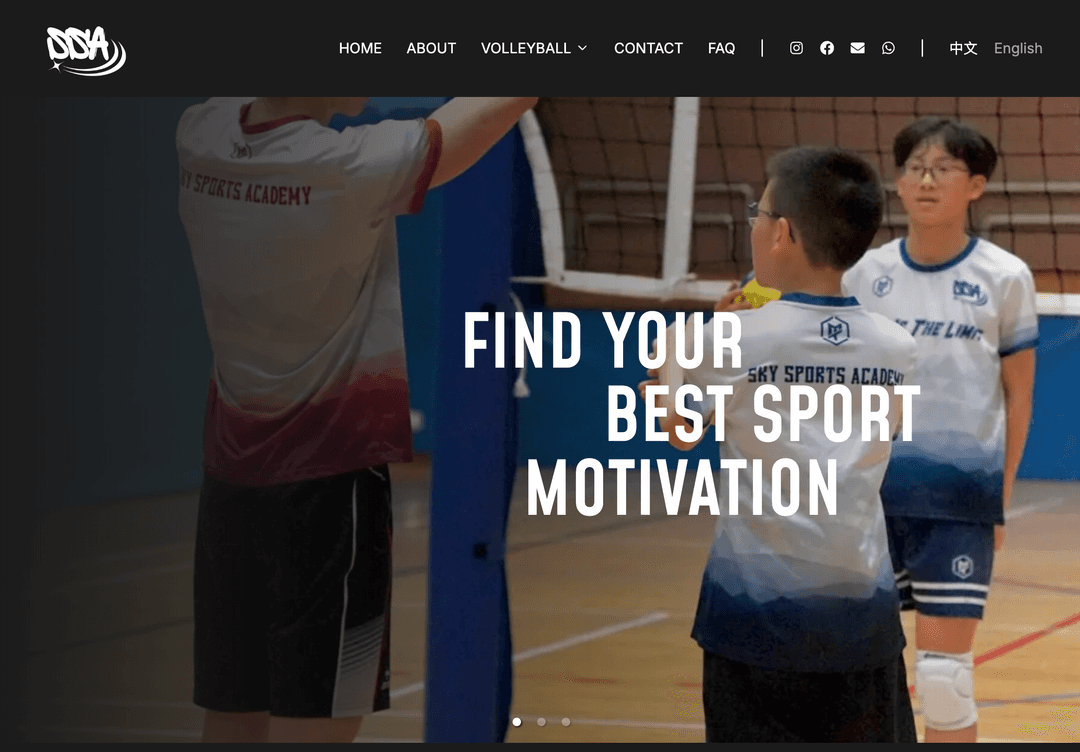 Sports Training Website